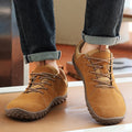 High Quality Leather Sports Shoe Wide Footed Men's Sports  Classic Flat Shoes Outdoor Anti Slip Men's Skateboarding Shoes 2026
