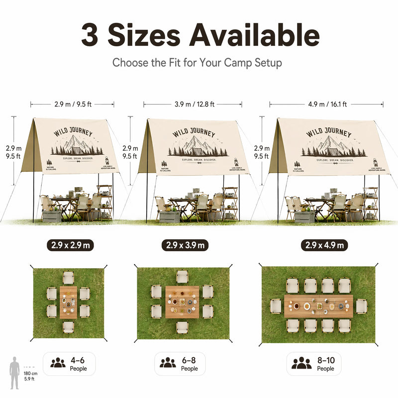 Personalized Camping Canopy Tent Custom Printed Outdoor | SAMAG