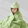 Thickened Absorbent Cotton Baby Bath Robe Cartoon Hooded Design Portable Soft Swaddle Blanket Infant Shower Daily Care Towel