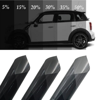 Multi-size Black Car Window Film Roll Auto Home Self | SAMAG