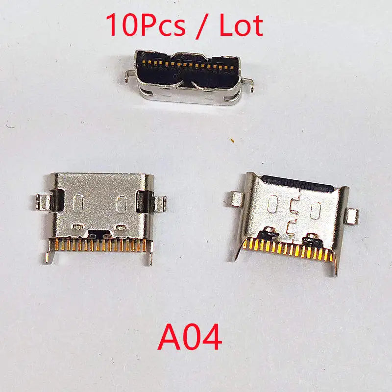 10pcs For Samsung A12 A10s A21s A11 A20s A22 A32 A33 A01 A30s A31 A51 A50s A71 A70s A52 A72 USB Charging Port Charger Connector