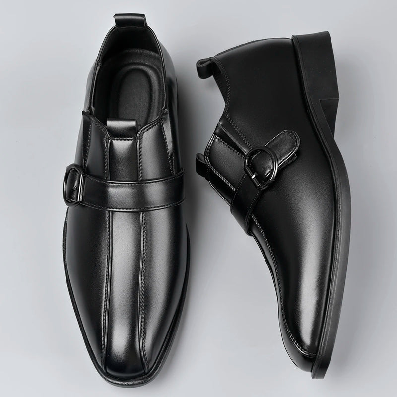Italian Mens Dress Oxford Shoes Fashion Business Wedding Party Designer Shoes Evening Casual Leather Oxford Shoes Office Flats