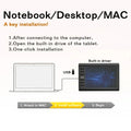 10*6 Inch Portable Digital Tablet Connect Mobile Phone Digital Pressure Drawing Tablet Interactive Graphic Tablet For Drawing