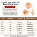 LERVANLA Particle Massage Silicone Fake Boobs Mastectomy Underarm Compensate For Breast Prosthesis Enhancement Inserts