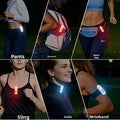 Four-Color Flashing Light Personal Alarm Rechargeable 130DB Loud Siren Self Defense Glowing Lamp Waterproof Strobe Light