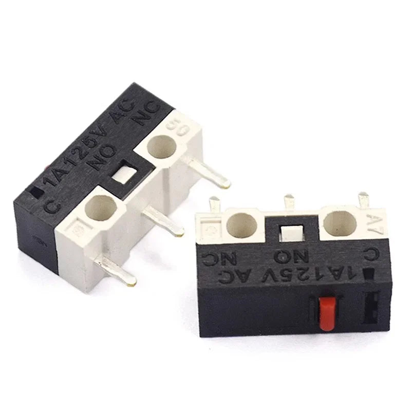 20/100/1000Pcs 3Pin Micro Limit Switch SPDT Momentary Push Button Switch 1A/125V Mouse Switch with Handle Roller