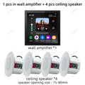Smart Audio System TUYA Home Sound in Wall Amplifier Android 11 system WiFi Bluetooths Amp with Stereo Ceiling Speaker Kit Hotel