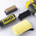 150ML White Suede Boots Dry Cleaning Kit Water-Free Foam Sneaker Cleaner with Brush And Cloth for Shoe Care