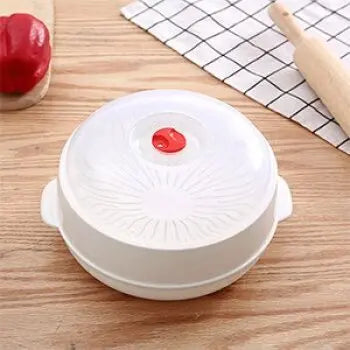New Microwave Steamer with Circular Square Single Double and Triple Layers  Perfect for Kitchen Use