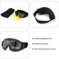 Outdoor Tactical Glasses Desert Locust Military Fan | SAMAG