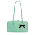 Slouchy Tote Bags Polka Dot Nylon Bowler Bag For Women Hobo Bags Large Shoulder Bag For Travel Work College Nylon Bowler Bag For Women Slouchy Lightweight Crescent Bag With Zipper Travel Tote Bag For Women Sandproof Swim Pool