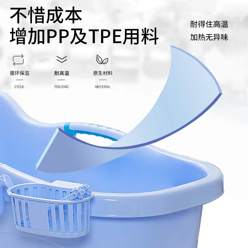 Extra Large Adult Bathtub Thickened Soaking Tub Portable Bath Tub for Adults Big Deep Bathtub Home Spa Bathing Tub