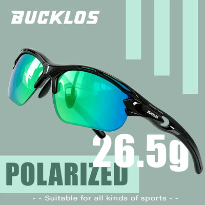 BUCKLOS Bike Polarized Sunglasses HD UV400 Protection | SAMAG