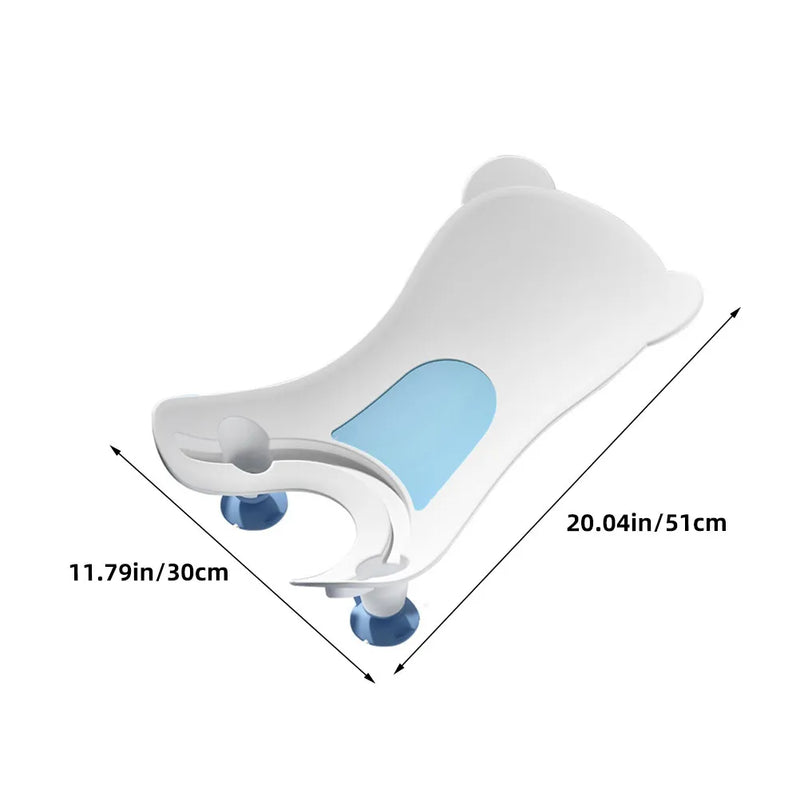 Portable Infant Baby Wash Basin Ergonomic Soft Bath Cushion Newborn Butt for Bathroom Use Baby Bath Cushion