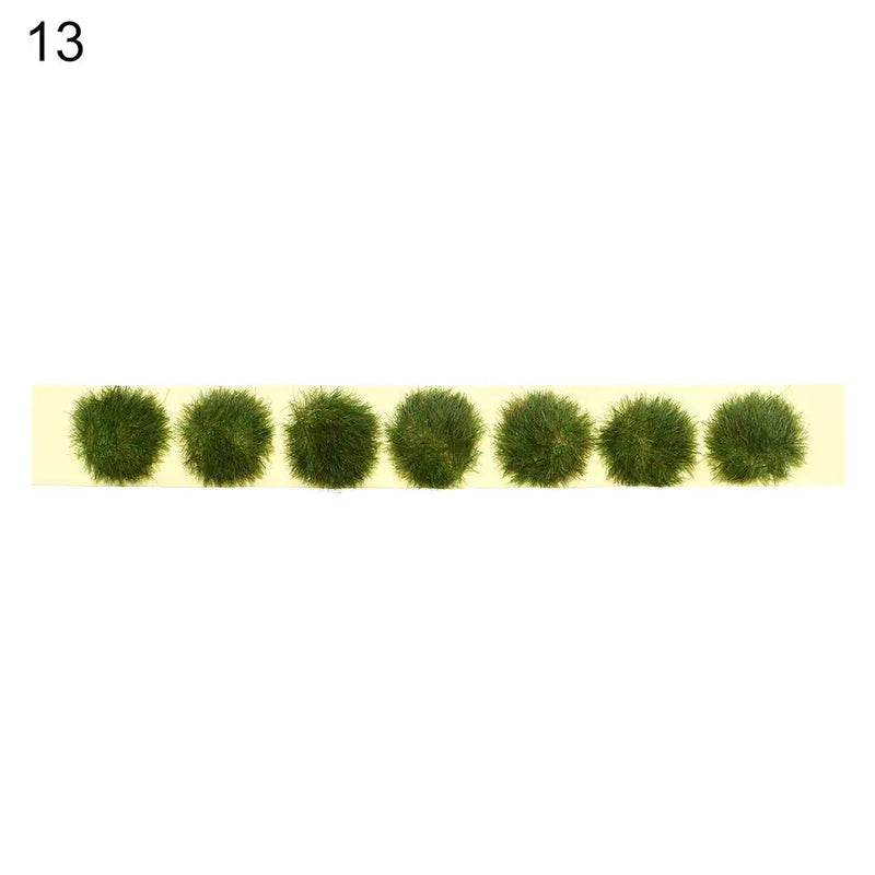 DIY Miniature Garden Decor Durable Static Scenery Model Landscape Wargame Grass Tufts Building Layout Sand Table Flower Cluster