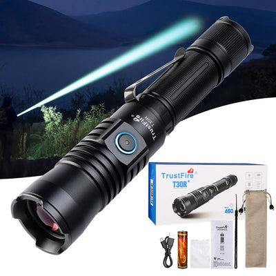 Trustfire T30R 1100M Tactical Flashlight 460Lumen La - ser | SAMAG