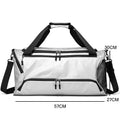 Women's Large Capacity Gym Bag Waterproof Swimming Yoga Bag Portable Sports Bag Weekend Bag Custom Luggage Bag With Logo Print