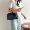 Boston Bag 2026 Women's Large Capacity Versatile Handbag Casual Minimalist Style Fashionable Handheld Bag New Trendy Fashion