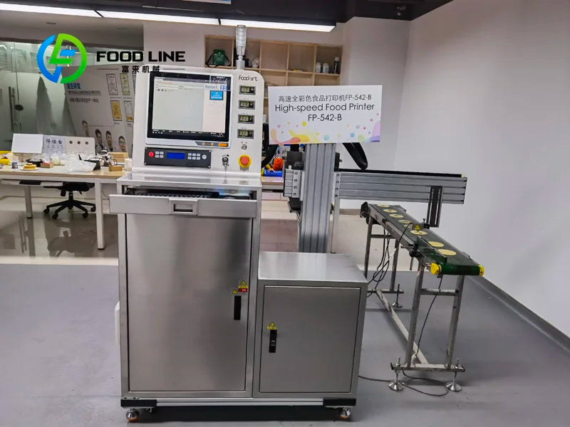 Customize High Speed Single Pass Food Printer For Foods Direct Printing