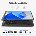 UPERFECT Portable Monitor Touchscreen 15.6" 100% SRGB 1080P with Speaker Kickstand Touch Display USB-C HDMI Ultra-Slim Second Screen for Laptop MacBook Surface PC Phone