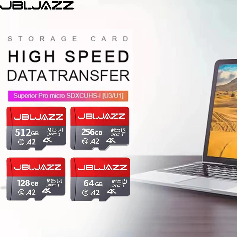 100% Original Micro TF Sd Card 16GB 32GB 64GB 128GB 256GB Micro TF Memory Card Class10 SDXC U3 4K TF Card For Drone Phone