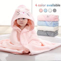 1 Piece of Infant Bathrobe, Baby Bath Towel, Bath Towel for Boys and Girls, Large Towel with Hood, Baby Swaddle Blanket, Newborn Baby Children's Bath Bedding