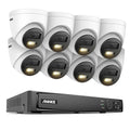 Annke 16CH NVR 12MP HD IP Security Camera Poe 6K Dual Light Audio Fixed Video Surveillance Human Vehicle Detection CCTV System