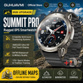 2026 Military Satellite Offline Map GPS Smart Watch Men 1.43''AMOLED Bluetooth Call Compass 5ATM Waterproof 170+Sport Smartwatch