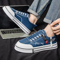 Men's Canvas Shoes Low Top Board Shoes Casual Trendy Shoes,  Men's Shoes Student Youth Thick Soled Cloth Shoes