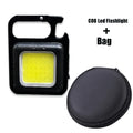 Mini LED Flashlight Keychain Light Multifunctional Portable COB Camping Flashlights USB Charging Work Lights fishing Lanterna