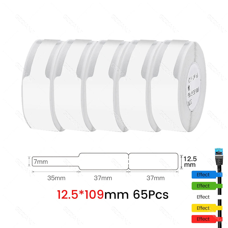 Niimbot Mini Smart Portable Printer Thermal Cable Sticker Self-Adhesive Waterproof Identification Tag For D101/D11/D110/H1/D11H
