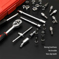46PCS Car Repair Tool Kit Ratchet Torque Wrench Spanner Screwdriver Socket Set Combo Tools Kit Bicycle Auto Repairing Tool Mech