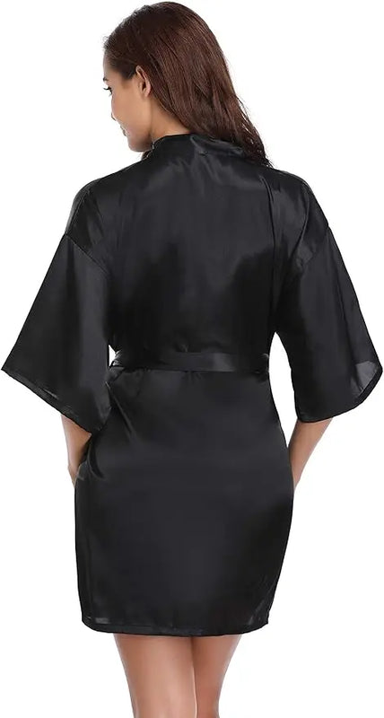 Nightgown Soft Bathrobe Short Women's Lounge Bride | SAMAG