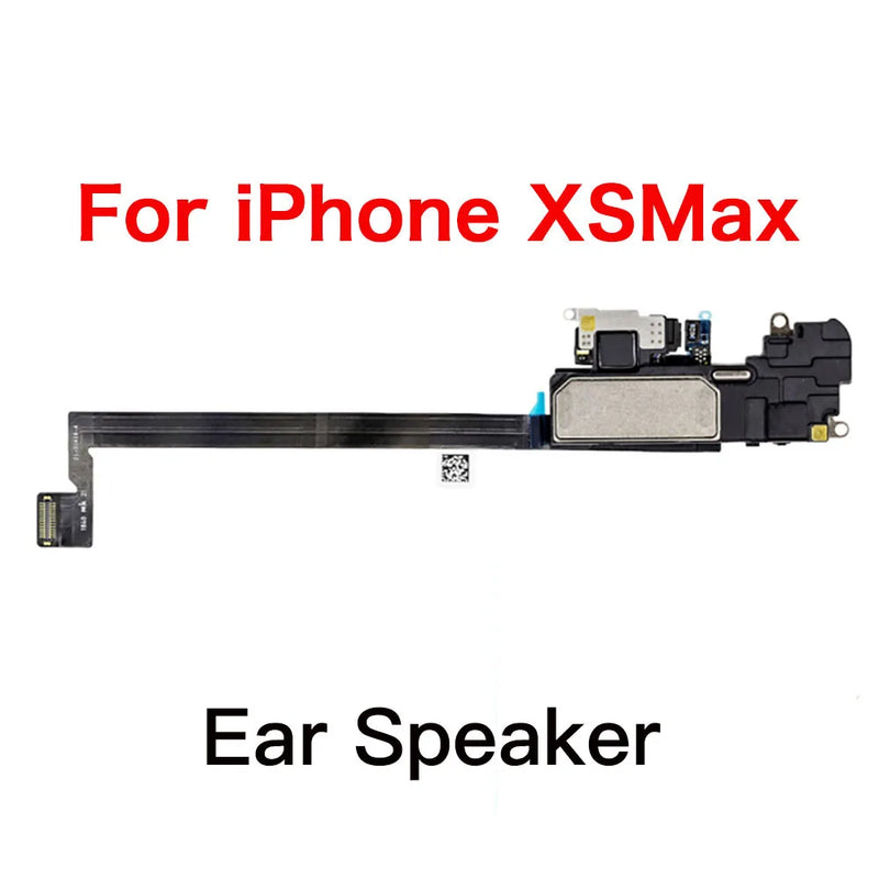 Front Ear Speaker With Flex Cable For iPhone X XR XS 11 Pro Max Top With Bottom Loud Speaker Replacement