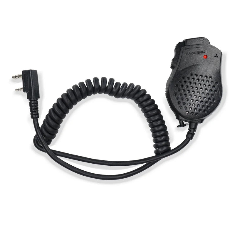 2PCS Original Baofeng UV 82 Dual PTT  Speaker Mic Microphone For Walkie Talkie UV82 UV-H9 BF-888S UV-5R pro Radio Accessories