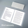 A4 Semi Transparent PP Brochure, Multiple Page Sizes To Choose From, Classified Insert Folder, Conference Document Organization,