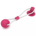 Strong Suction Cup Dog Ball Interactive Tug Rope Toy For Medium Large Dog Tug War Molar Chew Relieve Stress Teeth Clea Self Play