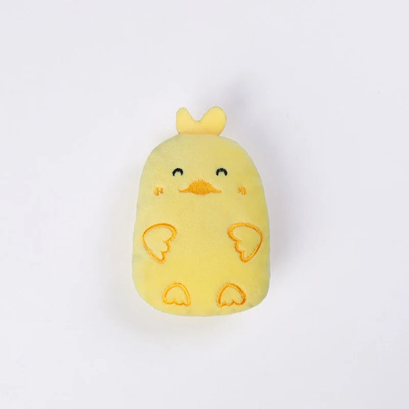Cat toys pet plush toys self-excited toys to relieve tooth grinding cartoon animal bite-resistant plush toy supplies