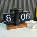 Automatically Page Turning Flipping Clock for Modern Home Office Decoration.Full of Sense of Technology.A Battery Included.