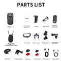 4K WiFi Mini Action Camera Outdoor Sport Thumb Pocket Camera Portable Helmet Motorcycle Camcorder for Vlog Cycling Body Cam