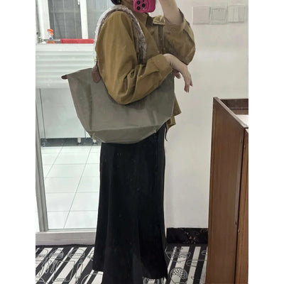 Excellent Stylish Nylon Foldable Tote Bag Crossbody | SAMAG