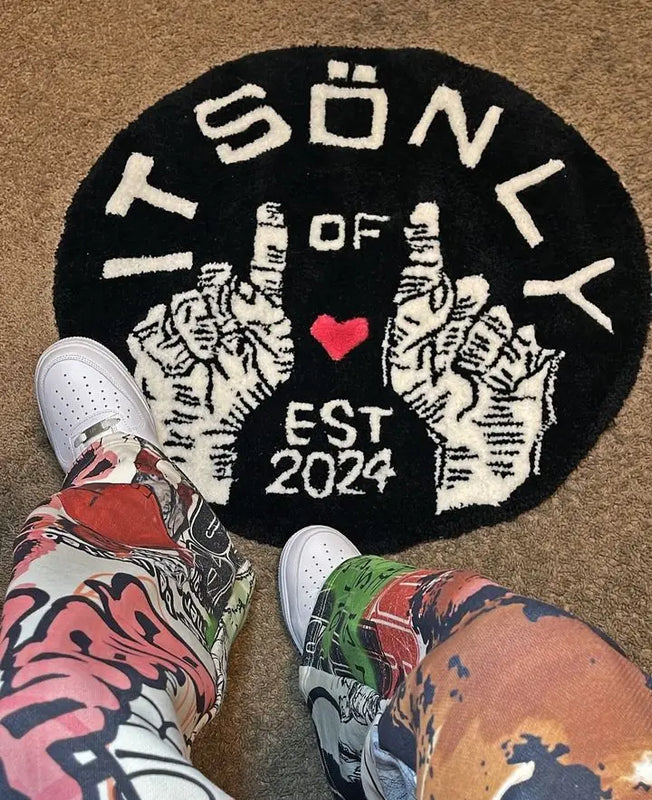 American Cartoon Graffiti Sweatpants Y2K Pants Mens Gothic Hip Hop Cartoon Retro Baggy Elastic Waist Jogging Casual Trousers