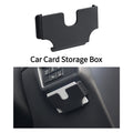 Car Seat Card Holder Seat Console Card Holder Space-Saving Car Stowing Tidying Interior Storage Box For Organizing Shopping Card
