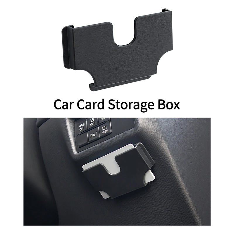 Car Seat Card Holder Seat Console Card Holder Space-Saving Car Stowing Tidying Interior Storage Box For Organizing Shopping Card