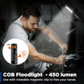 KDULIT 4 in 1 Multifunctional LED Pen Flashlight Built in 800mah Battery USB Rechargeable with Magnetism Work Repair Lantern