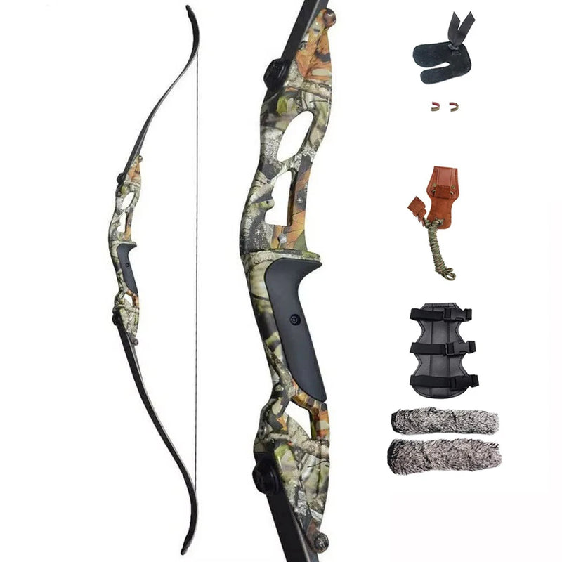 56inch Recurve Bow Right Hand Outdoor Hunting with 30" | SAMAG