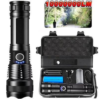 High Power Rechargeable LED Tactical Flashlight Aluminum | SAMAG