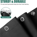 Waterproof Shower Curtain Liner for Bathtub 180x180cm Stall Bathroom Curtain with Magnets Plastic Mold Resistant Shower Curtain