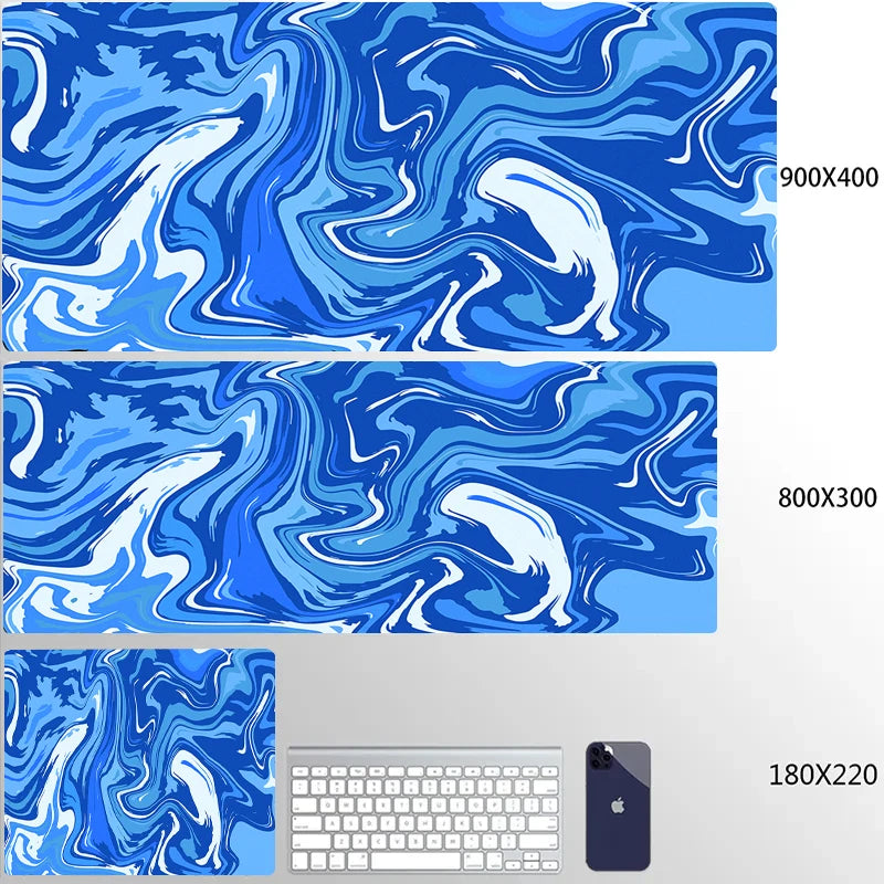 Strata Liquid 900x400 Mouse Pad Computer Laptop Anime Keyboard Mouse Mat XXL Large Mousepad Keyboards Gamers Decoracion Desk Mat