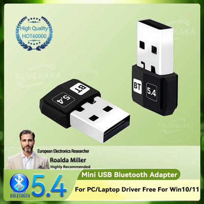 Upgrades Mini USB Bluetooth 5.4 Dongle Adapter WIreless | SAMAG